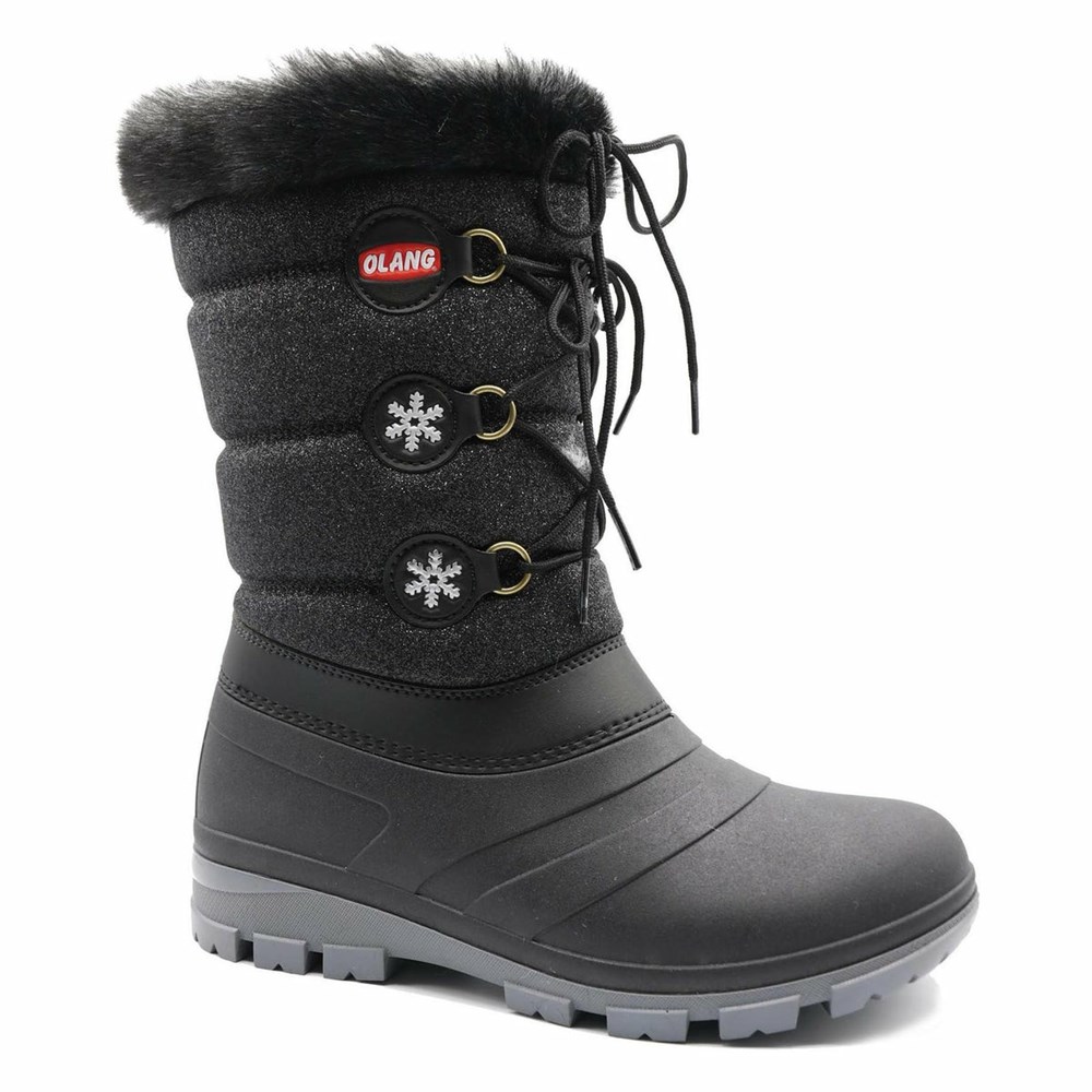 Olang Patty-Lux Schneestiefel Damen Schwarz | FUJHMQ164